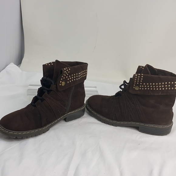 Stuart Weitzman Sz 1(US) Brown Yadastud Ankle Boot - Picture 6 of 15
